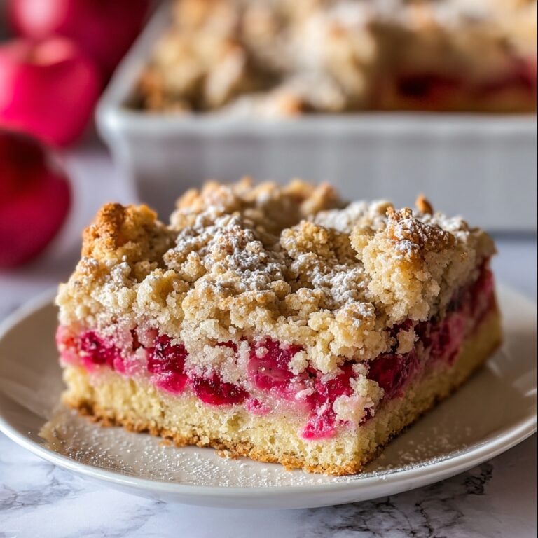 Rhubarb Buckle: A Rustic and Charming Spring Cake Recipe