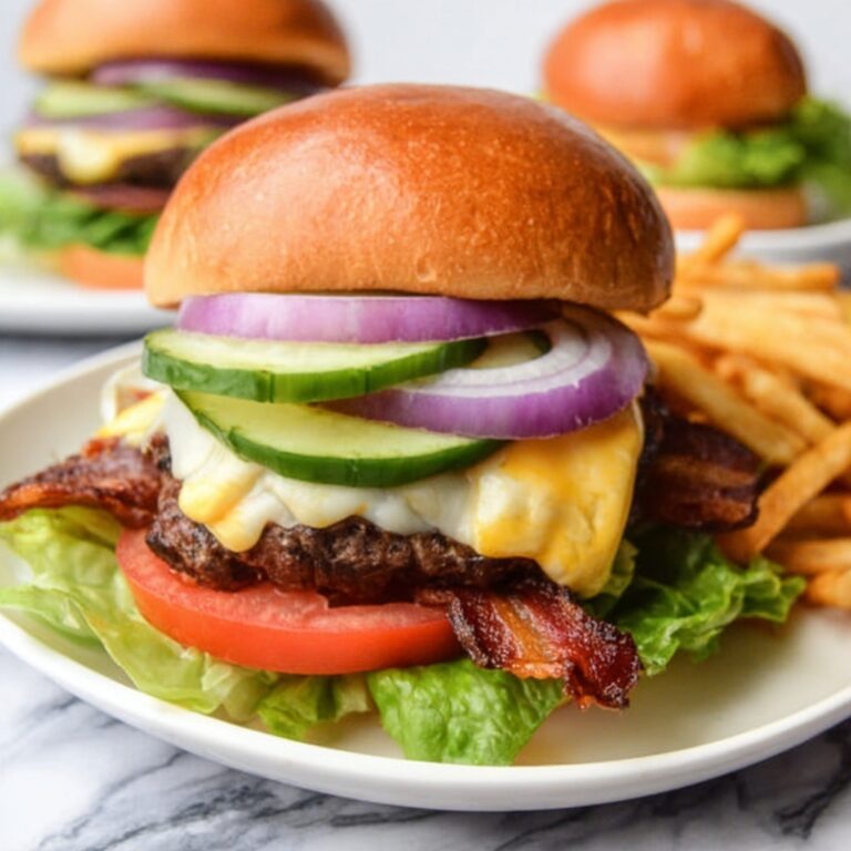 California Burger with Avocado, Tomato, and Pepper Jack Recipe