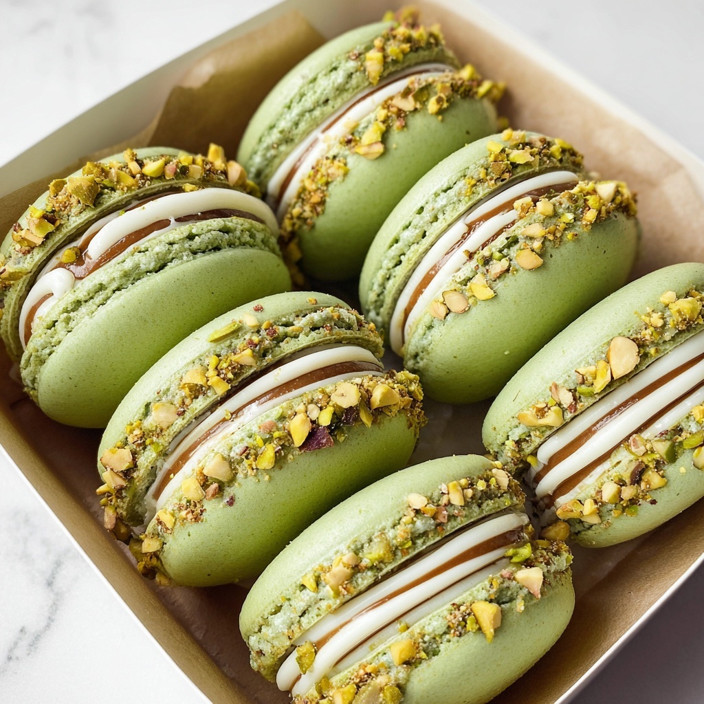 Pistachio Macarons Recipe - Recipe Image