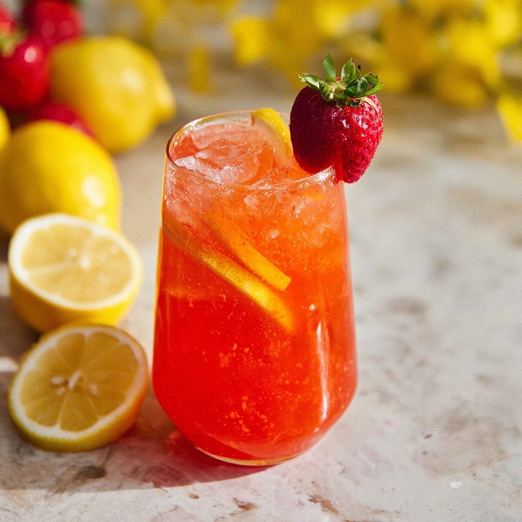 Refreshing Strawberry Lemonade Recipe - Recipe Image