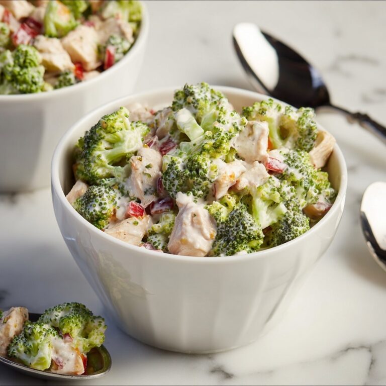Creamy Broccoli and Chicken Salad Recipe