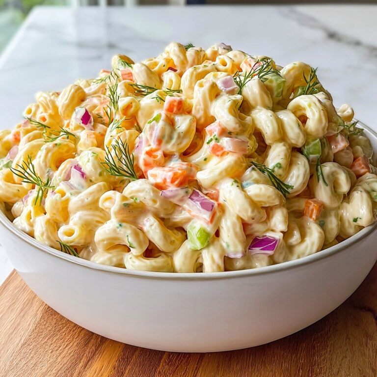 Classic Macaroni Salad with a Twist (Add Avocado + Dill) Recipe