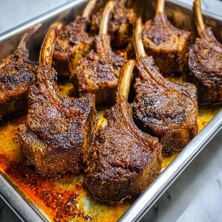 Garlic Parmesan Fried Lamb Chops Recipe