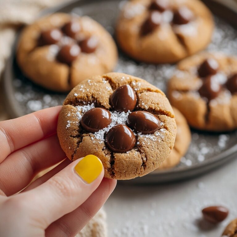 Bear Paw Peanut Butter Blossom Cookies Recipe