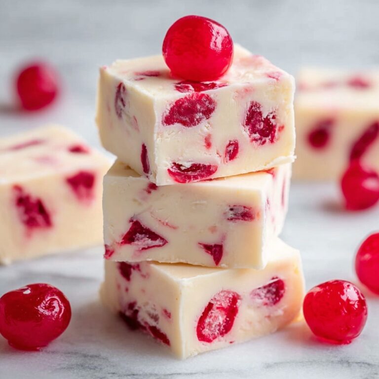 White Chocolate Cherry Fudge Recipe