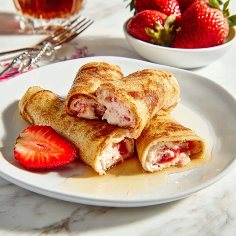 Strawberry French Toast Roll-Ups Recipe