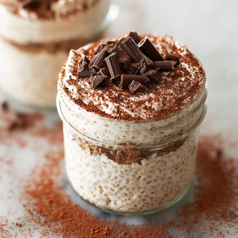 Tiramisu Overnight Oats Recipe