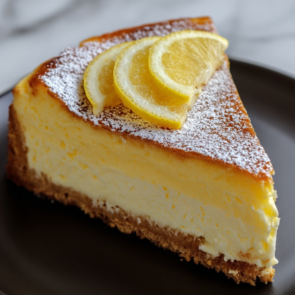 Lemon Custard Cake Recipe - Recipe Image