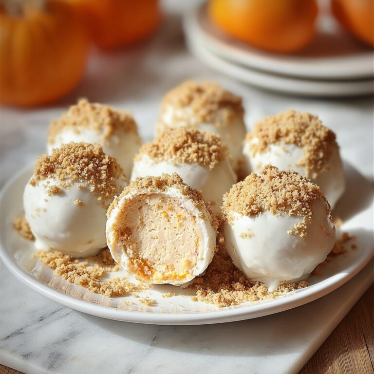 No-Bake Pumpkin Cheesecake Balls Recipe