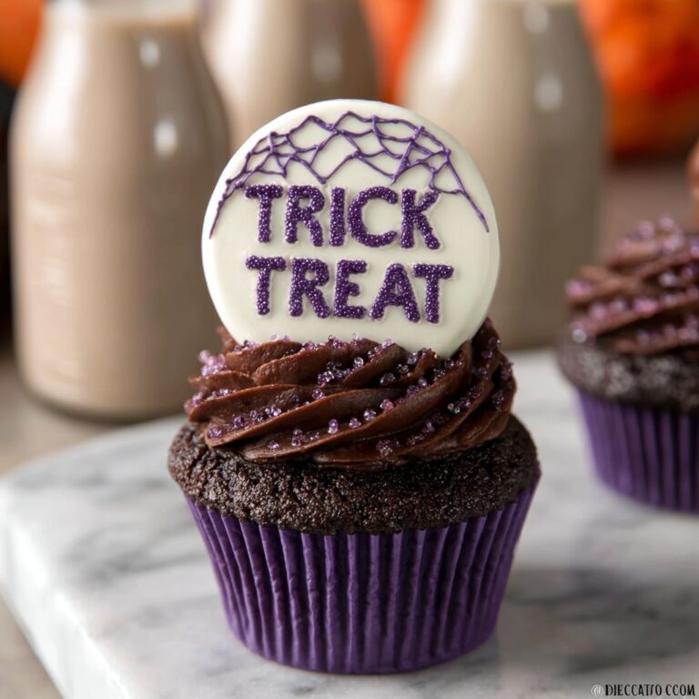 Stamped Halloween Cupcakes Recipe