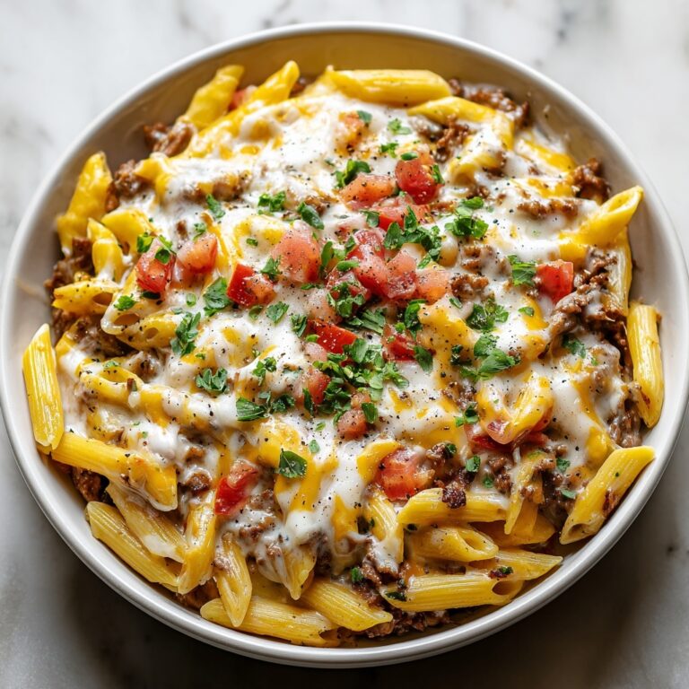Classic Philly Cheesesteak Pasta Recipe