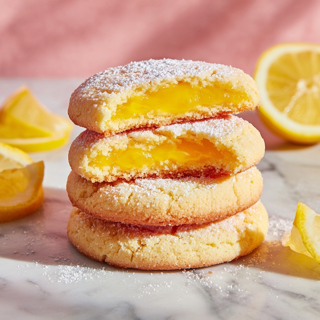 Stuffed Lemon Cookies Recipe - Recipe Image