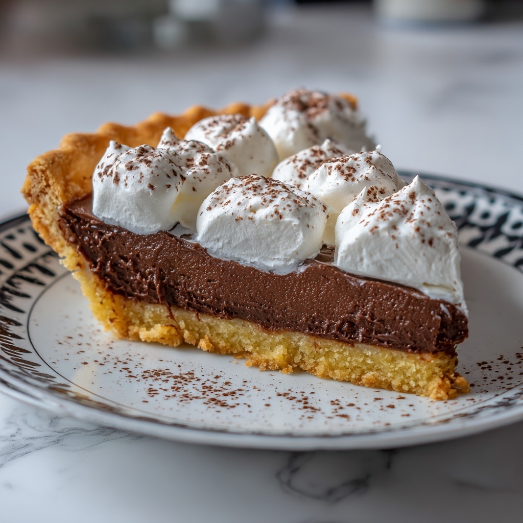 Easy Chocolate Pie Recipe - Recipe Image