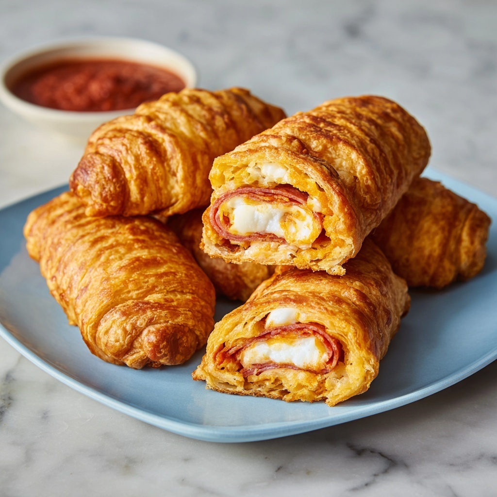 Cheesy Pepperoni Pizza Sticks Recipe - Recipe Image