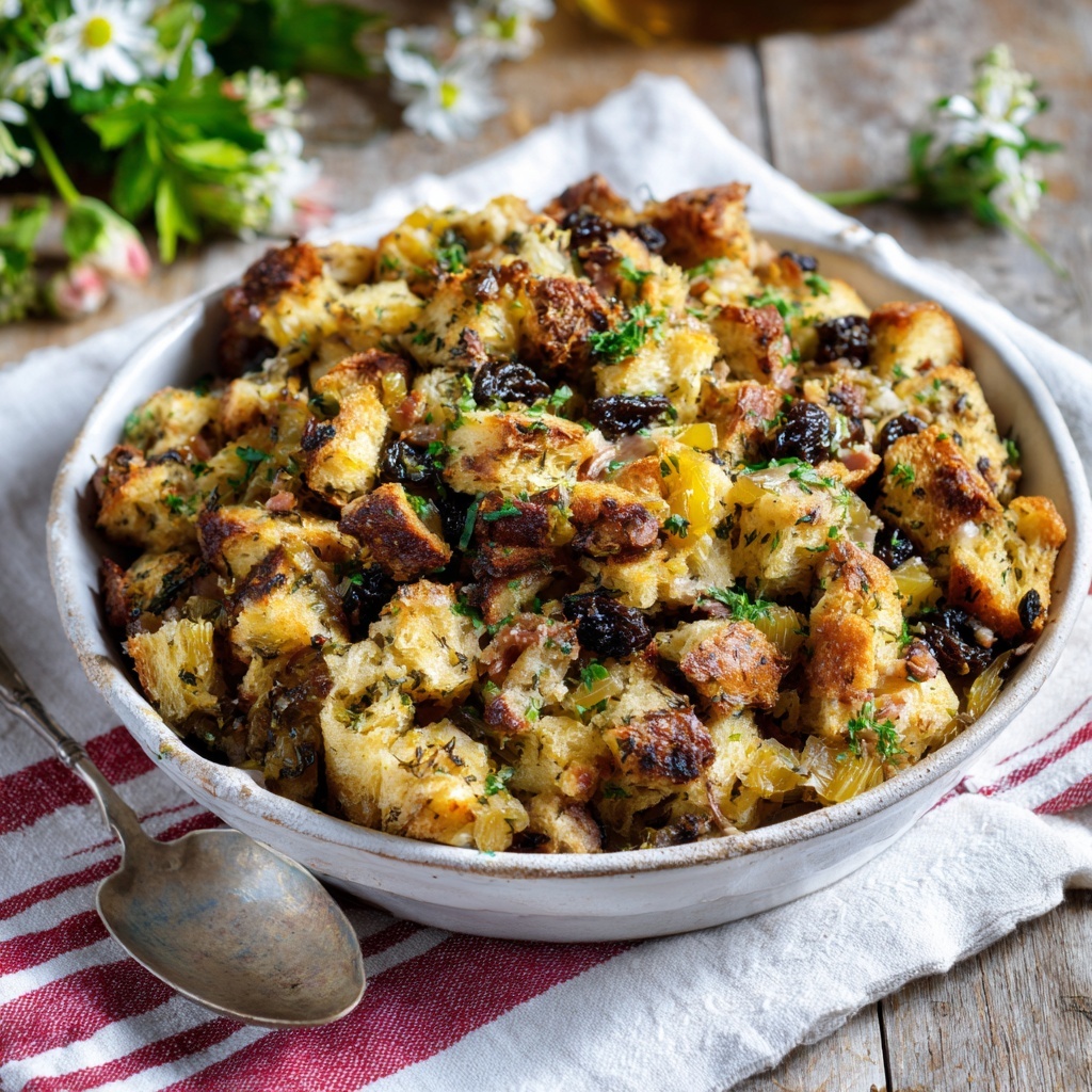 Prune and Potato Stuffing Recipe - Recipe Image