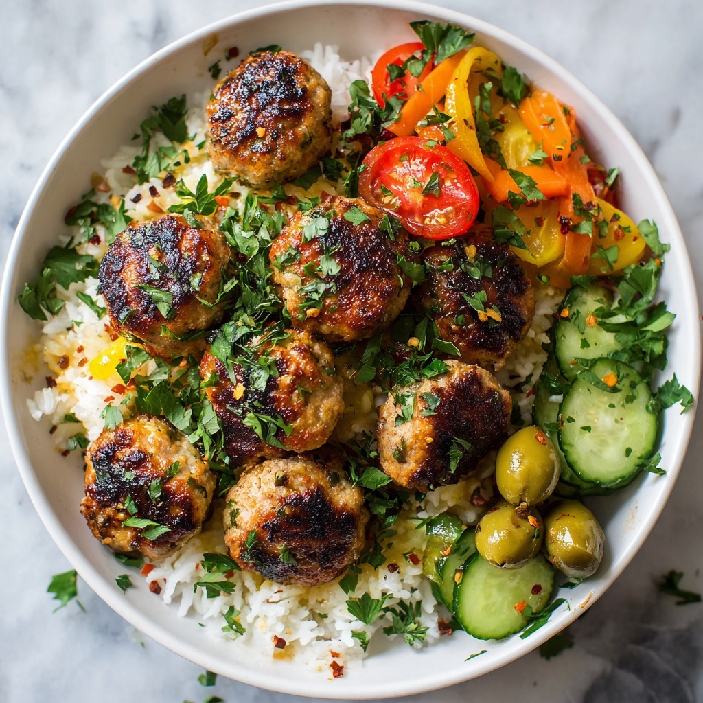 Mediterranean Chicken Meatballs Recipe - Recipe Image