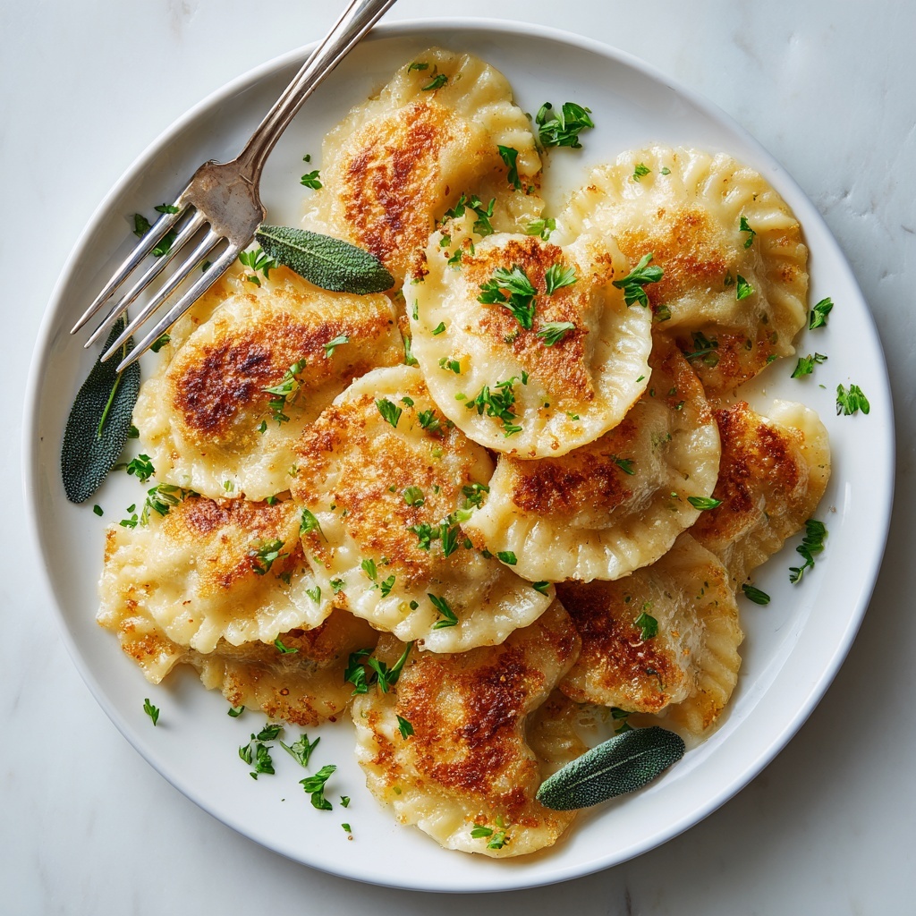 Roasted Butternut Squash Feta Pierogi Recipe - Recipe Image