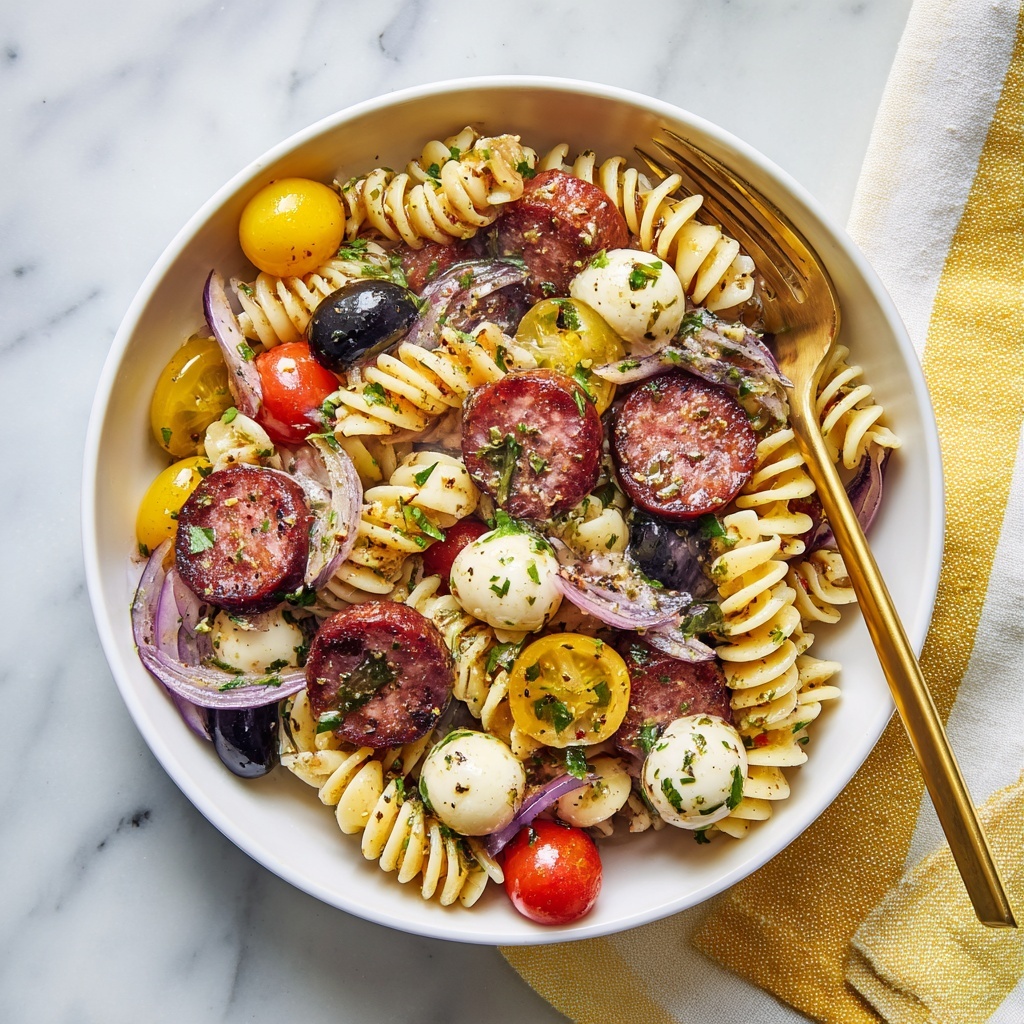 Italian Pasta Salad Recipe - Recipe Image