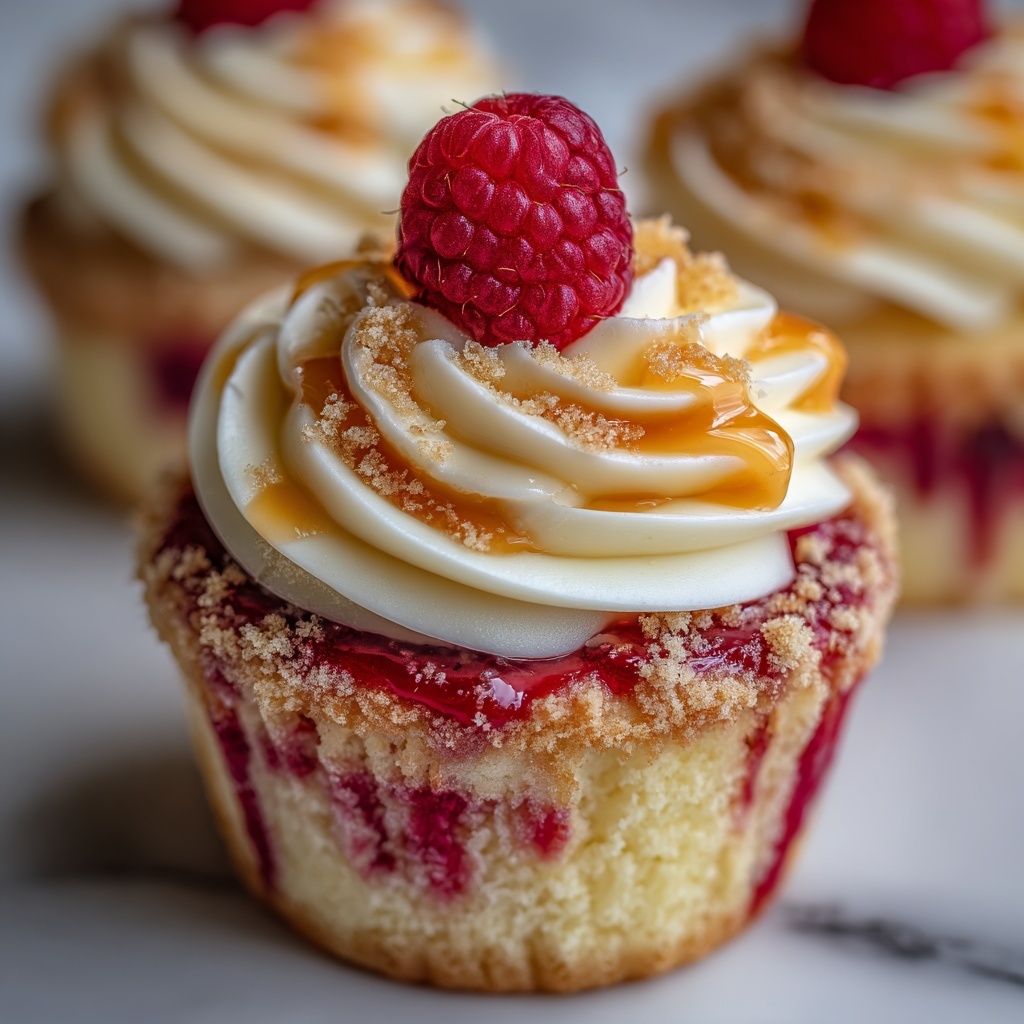 Raspberry Lemon Heaven Cupcakes Recipe - Recipe Image