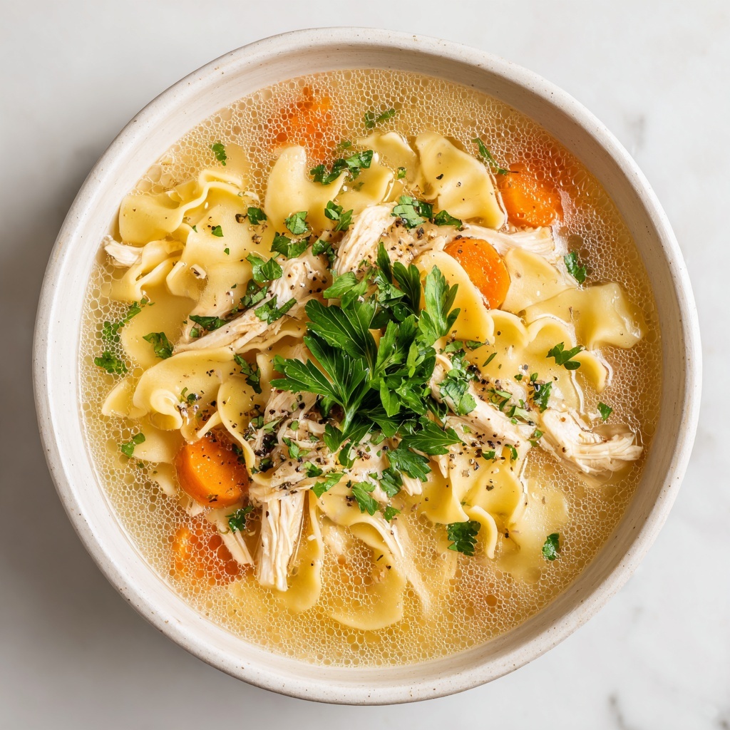 Homemade Chicken Noodle Soup: A Comforting Classic Recipe - Recipe Image