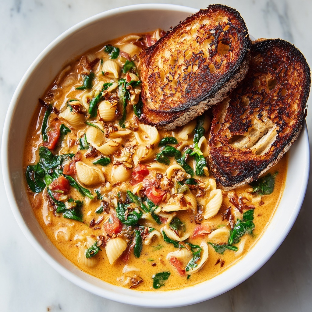 Creamy Tuscan Chicken Soup Recipe - Recipe Image