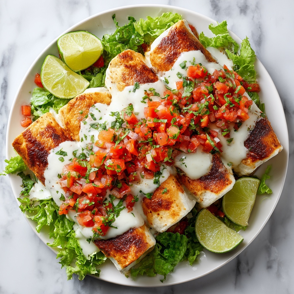 Baked Chicken Chimichangas Recipe - Recipe Image