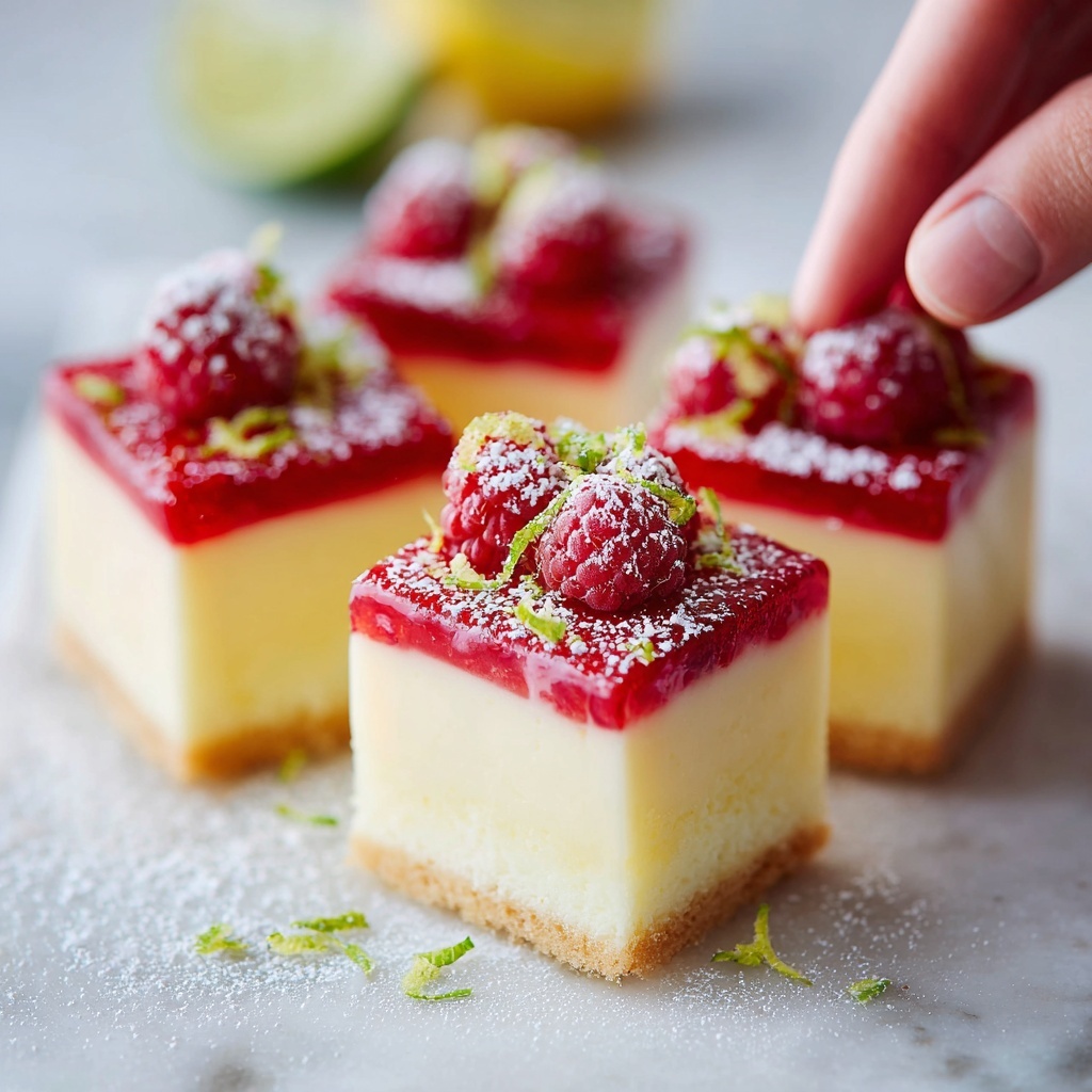 Raspberry Lemon Bars Recipe - Recipe Image