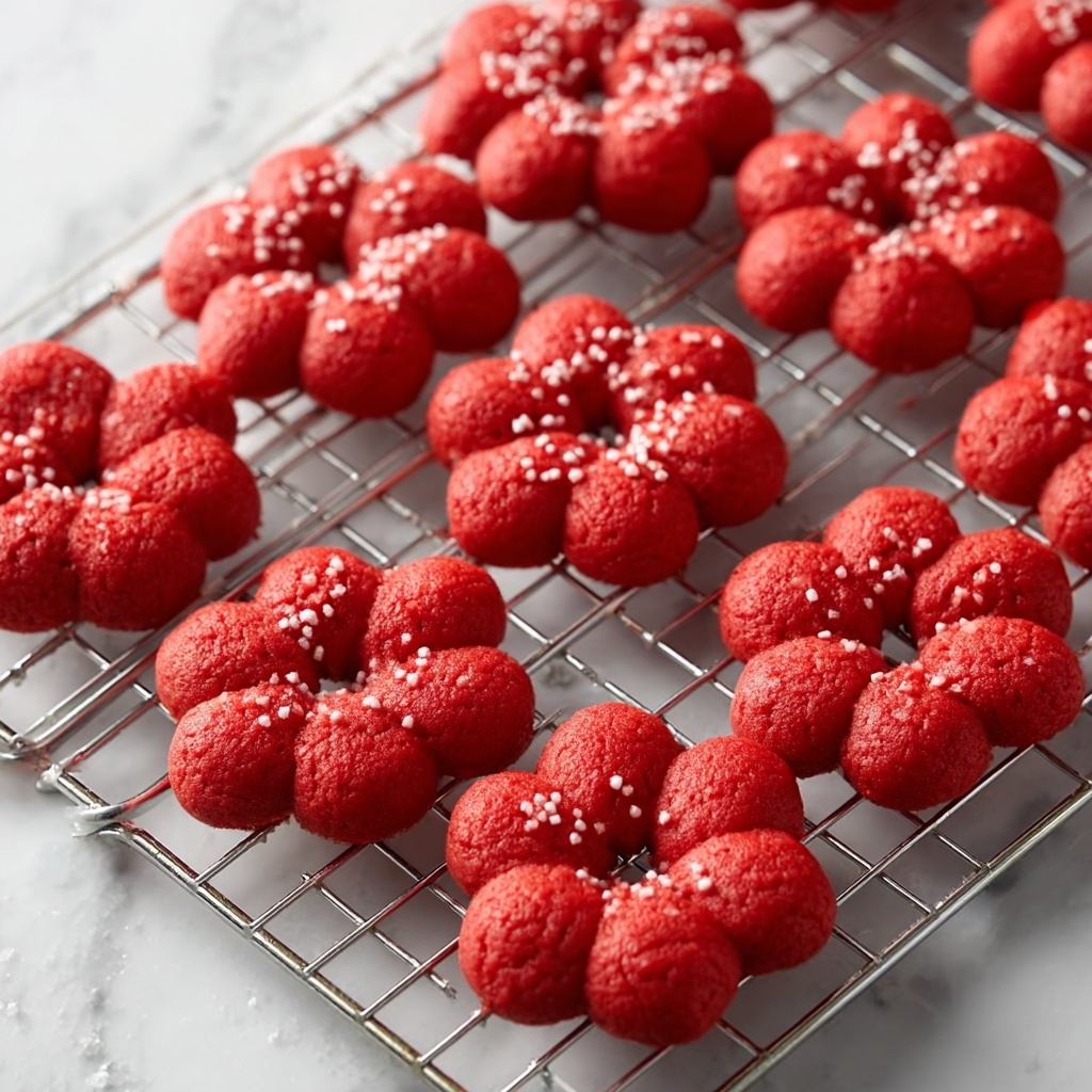 Red Velvet Spritz Cookies Recipe - Recipe Image