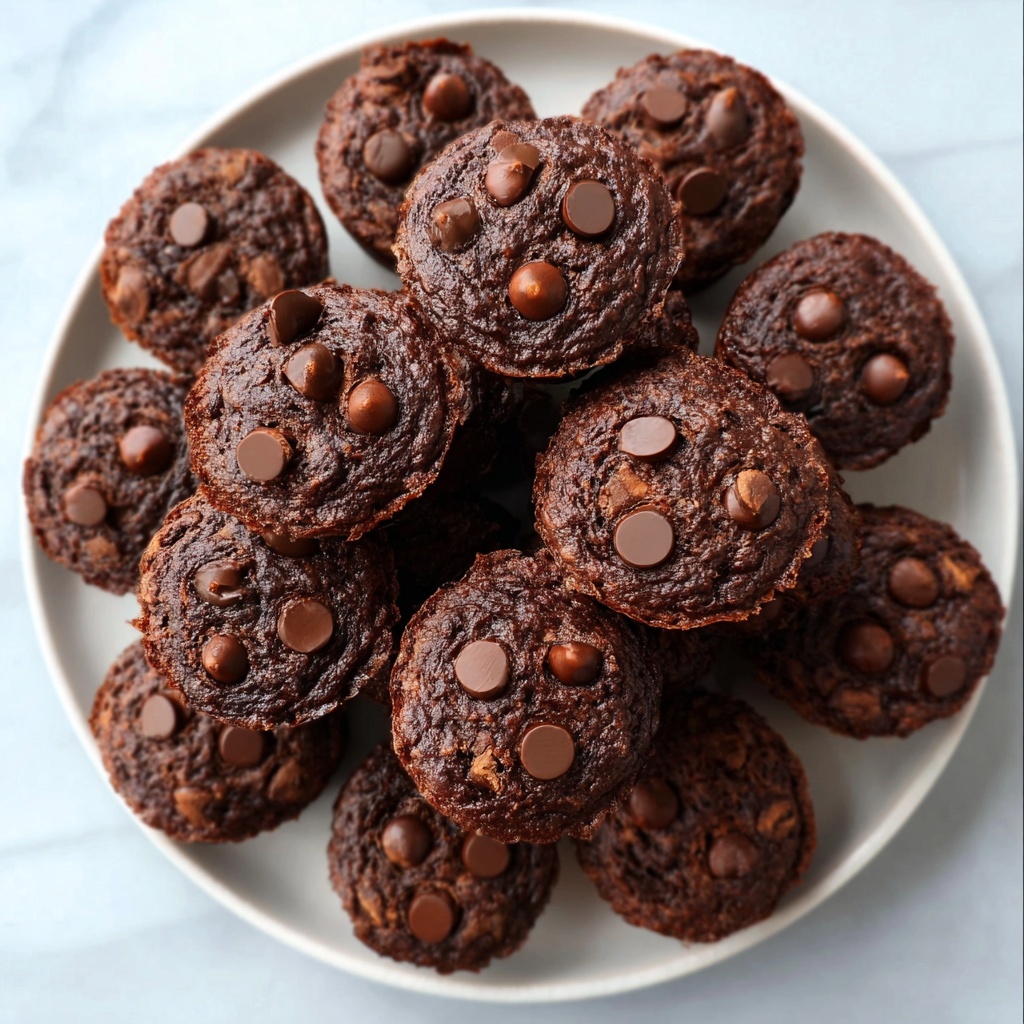 Fudgy Black Bean Brownie Bites Recipe - Recipe Image