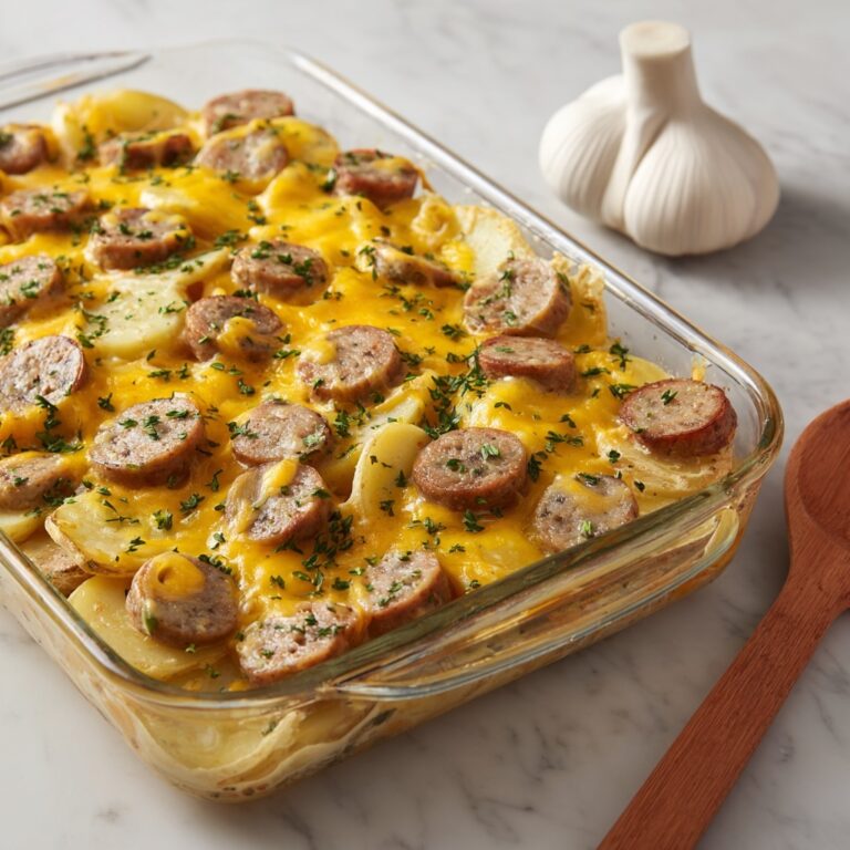 Creamy Sausage Potato Bake Recipe