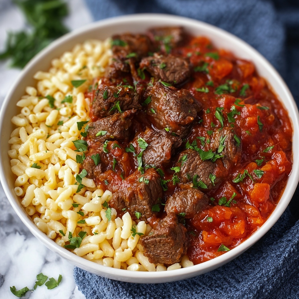 Beef Giouvetsi: A Traditional Greek Beef and Orzo Stew Recipe - Recipe Image