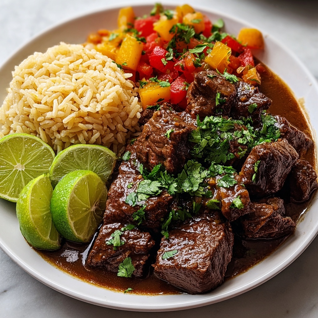 Carne Guisada (Braised Beef) Recipe - Recipe Image
