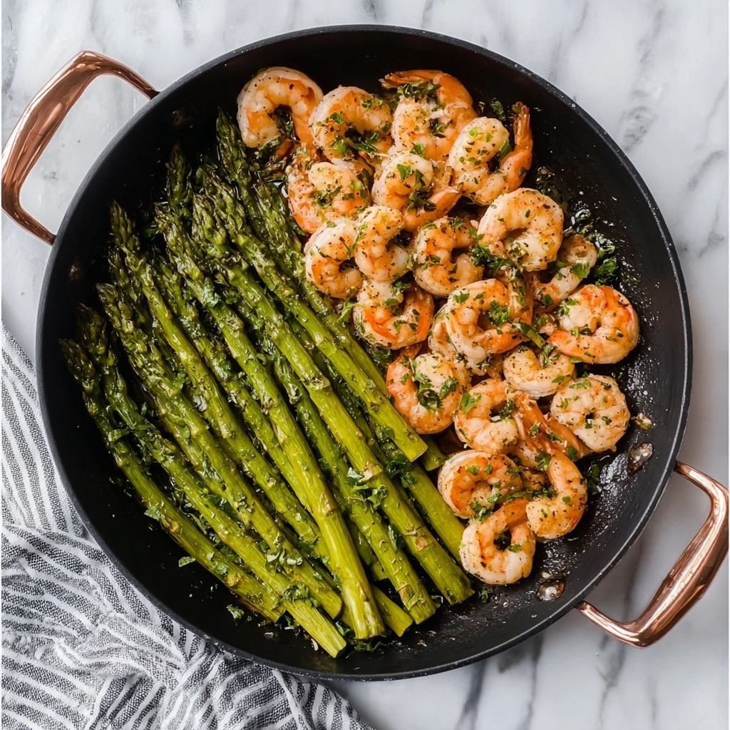 Lemon Garlic Shrimp and Asparagus Recipe - Recipe Image