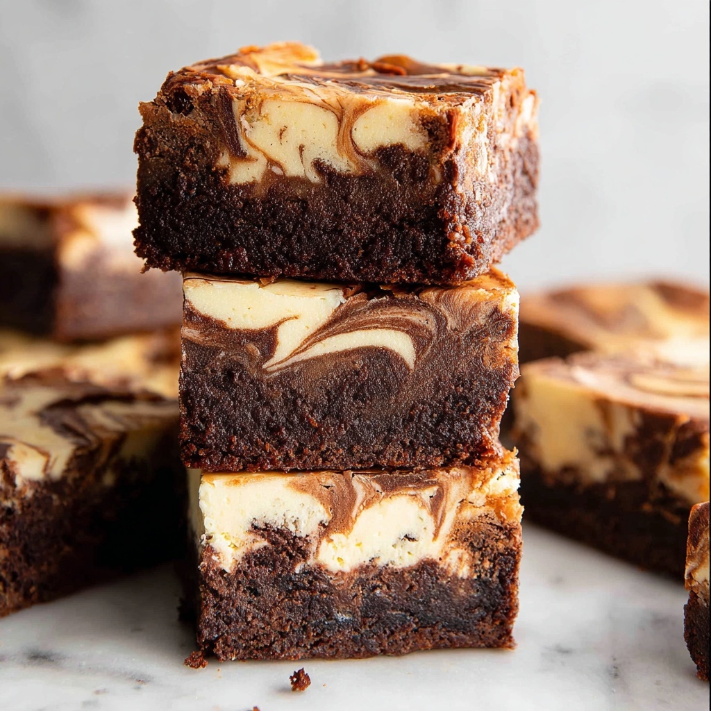 Cream Cheese Brownies Recipe - Recipe Image