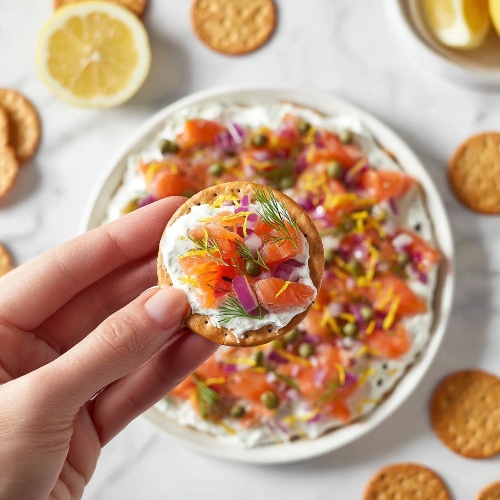Smoked Salmon Bagel Dip Recipe - Recipe Image