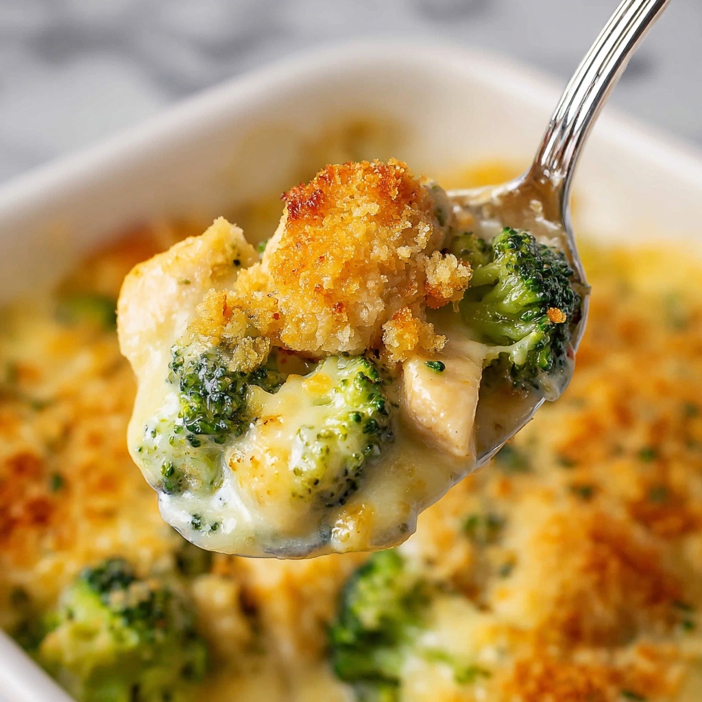 Chicken Divan with Broccoli and Cheddar Crispy Topping Recipe - Recipe Image
