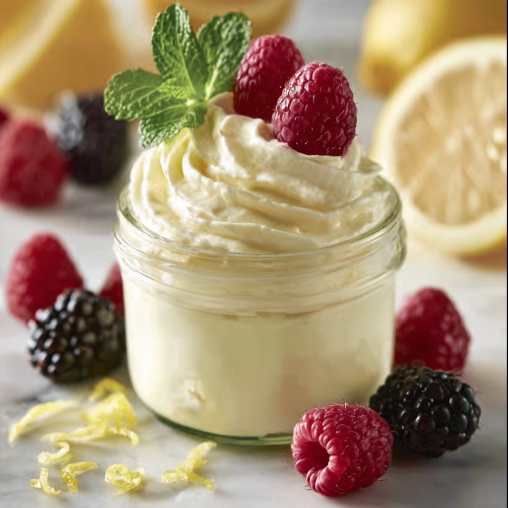 Lemon Whipped Greek Yogurt Recipe - Recipe Image
