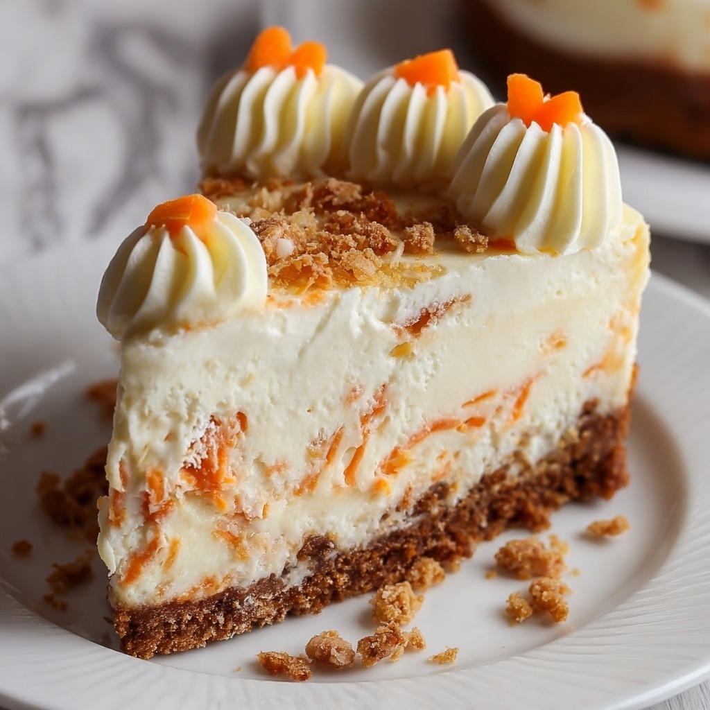 Carrot Cake Cheesecake Recipe - Recipe Image