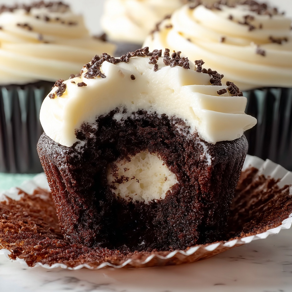 Creamy Chocolate Cupcakes Recipe - Recipe Image