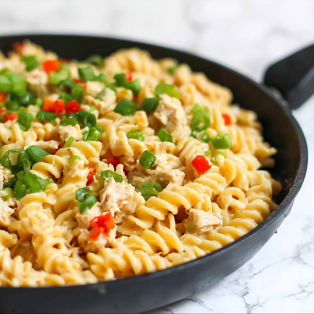 Creamy Chicken Fajita Pasta Recipe - Recipe Image