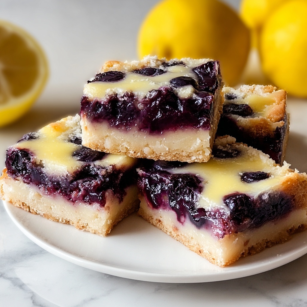 Lemon Blueberry Bars Recipe - Recipe Image