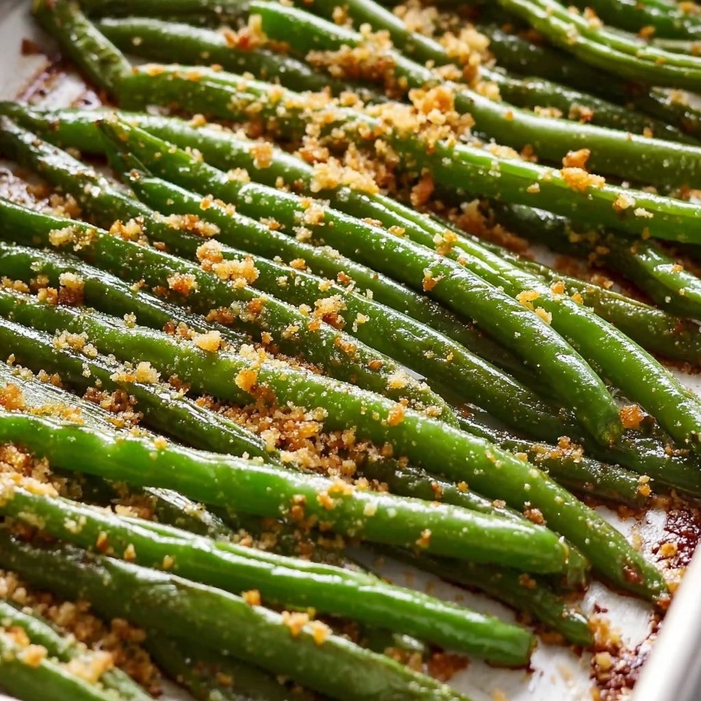 Roasted Parmesan Green Beans Recipe - Recipe Image