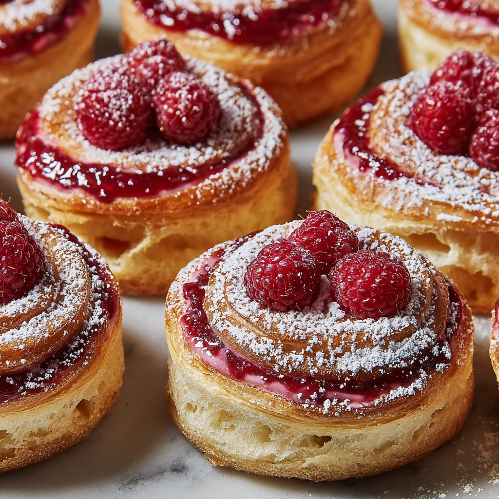 Raspberry Custard Buns Recipe - Recipe Image