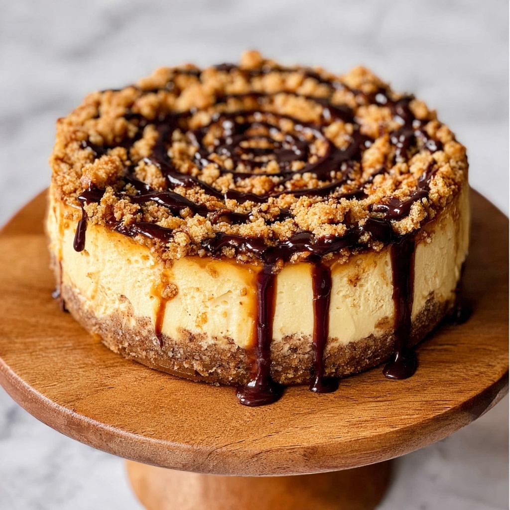Apple Pie Stuffed Cheesecake Recipe - Recipe Image