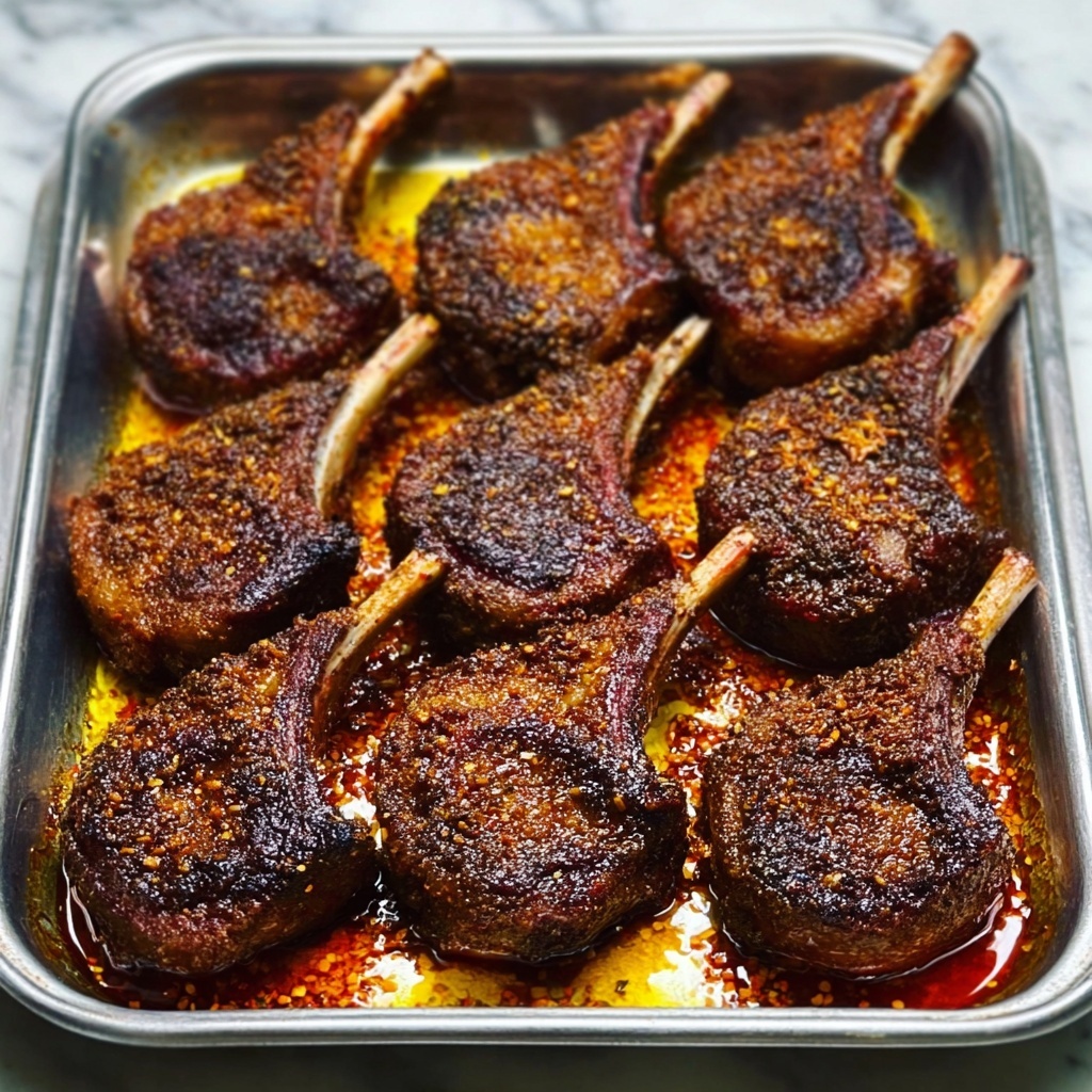 Garlic Parmesan Fried Lamb Chops Recipe - Recipe Image