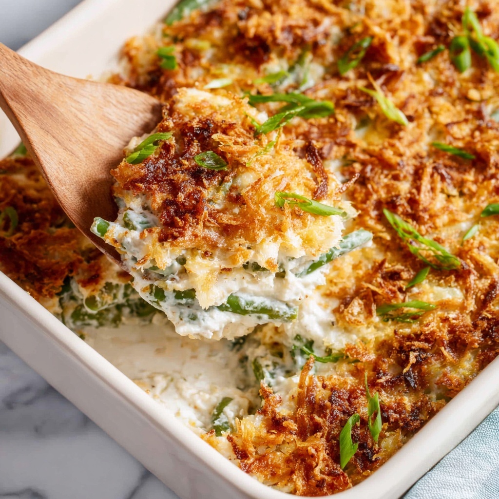 Cream Cheese Green Bean Casserole Recipe - Recipe Image