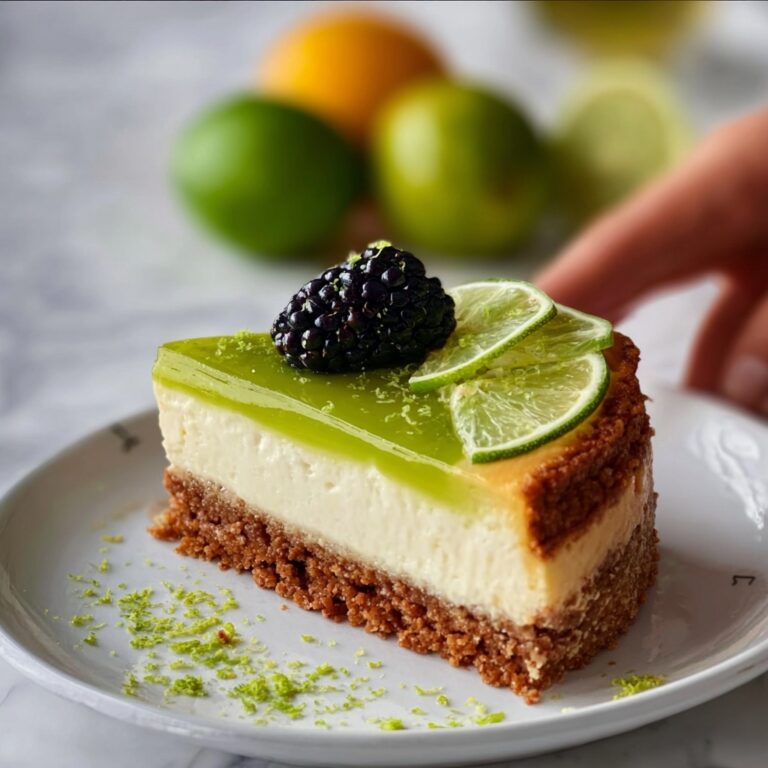 Zesty Lime Mousse Cheesecake Recipe