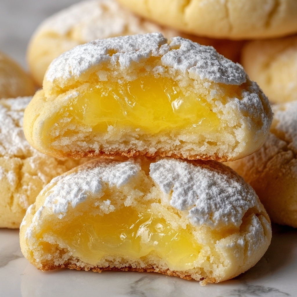 Stuffed Lemon Cookies Recipe - Recipe Image