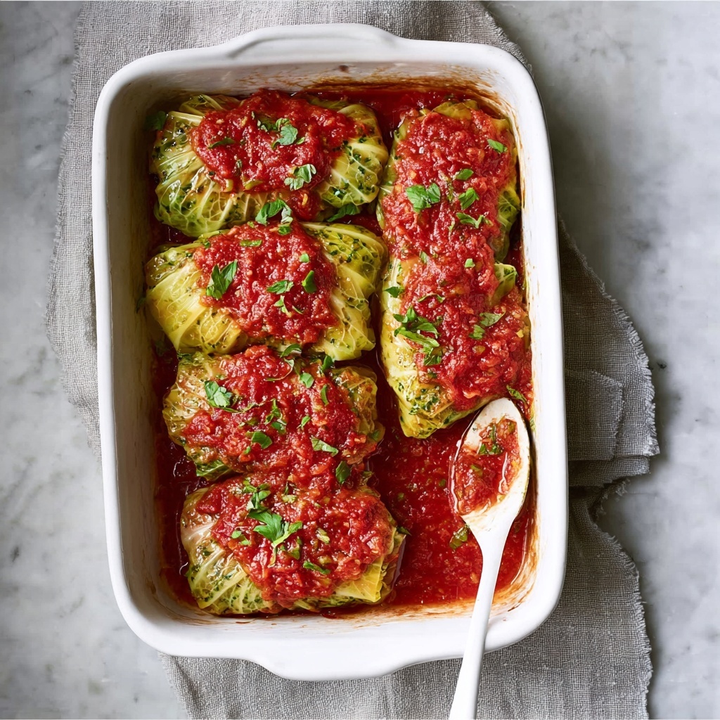 Italian Stuffed Cabbage Rolls Recipe - Recipe Image