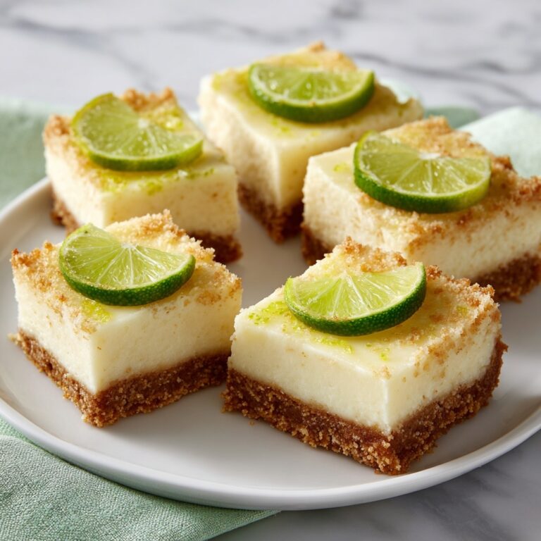 Key Lime Pie Cheesecake Bars Recipe